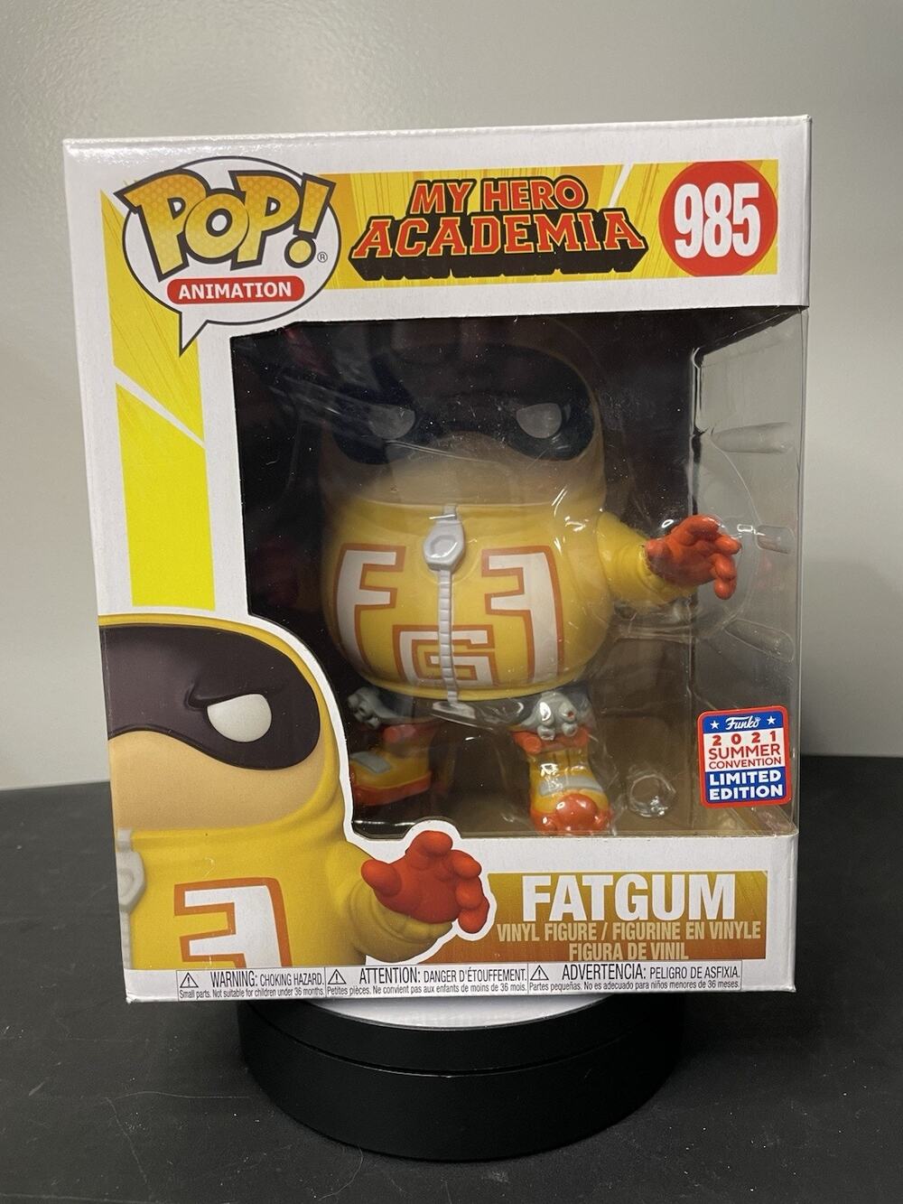 Funko Pop! 6 in: My Hero Academia - Fatgum 2021 Summer Convention 985